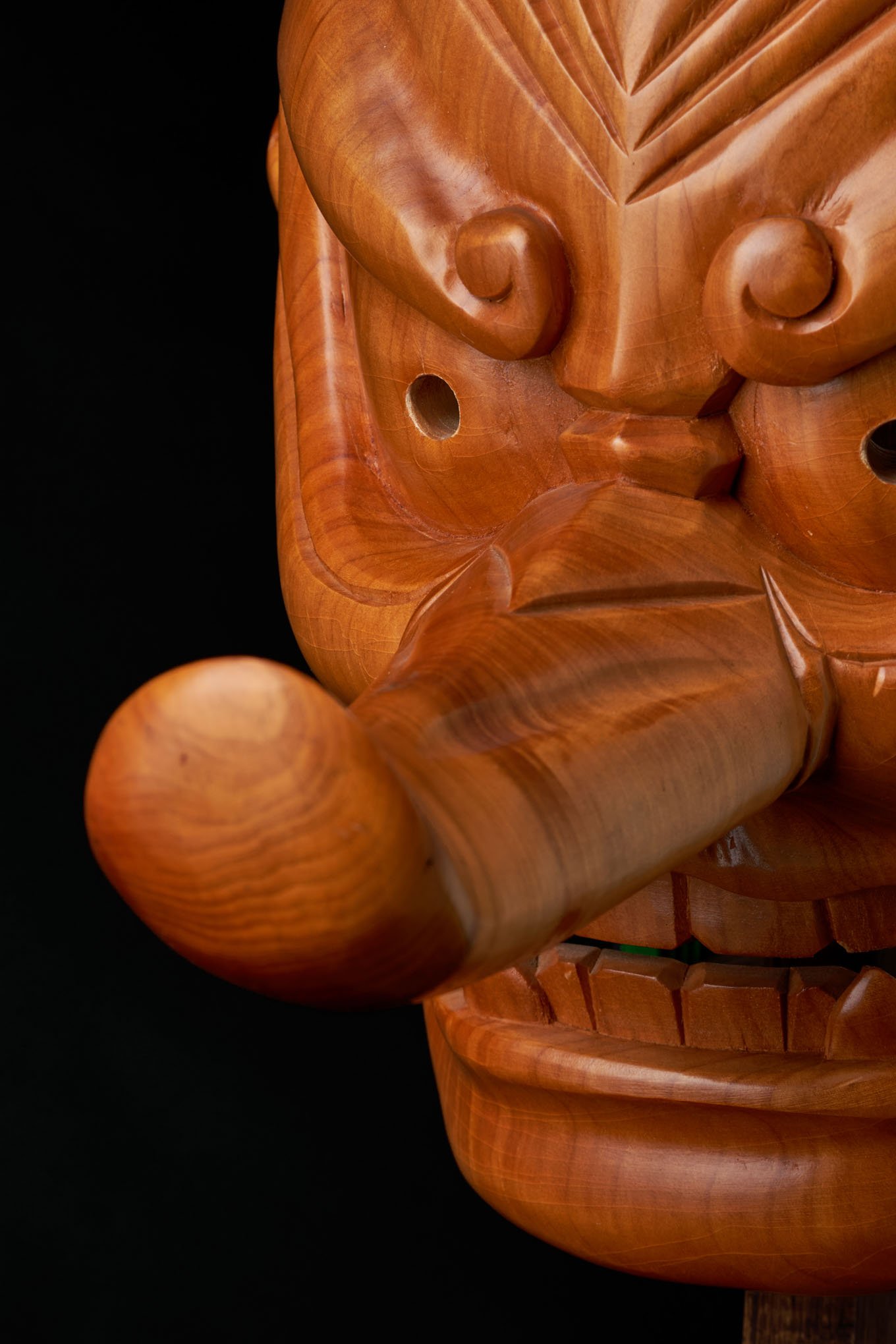 彫刻・オブジェ Wooden Noh Mask Y2864_20_1.jpg?v=1625100395